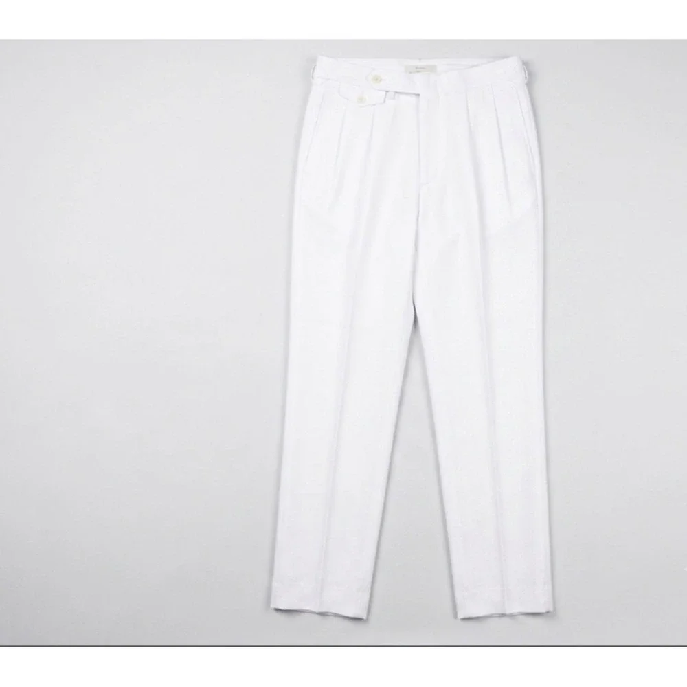 Ralph Lauren Purple Label Ivory Silk Trousers 30 Custom Shawl Tux Jacket Set 40R
